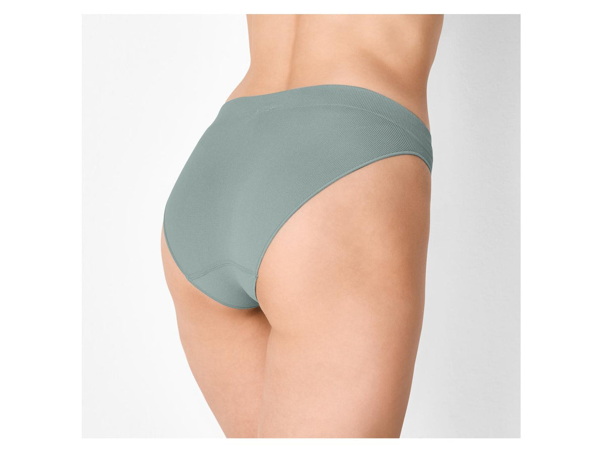Slips côtelés pour femme, 3 pièces