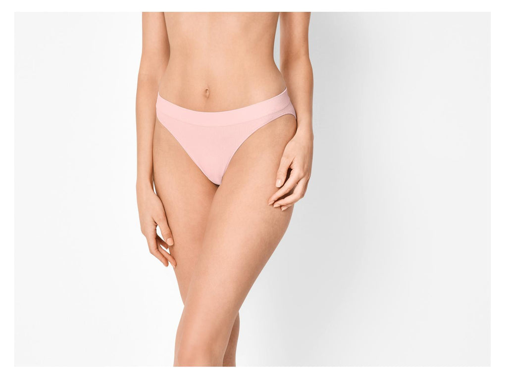 Slips côtelés pour femme, 3 pièces