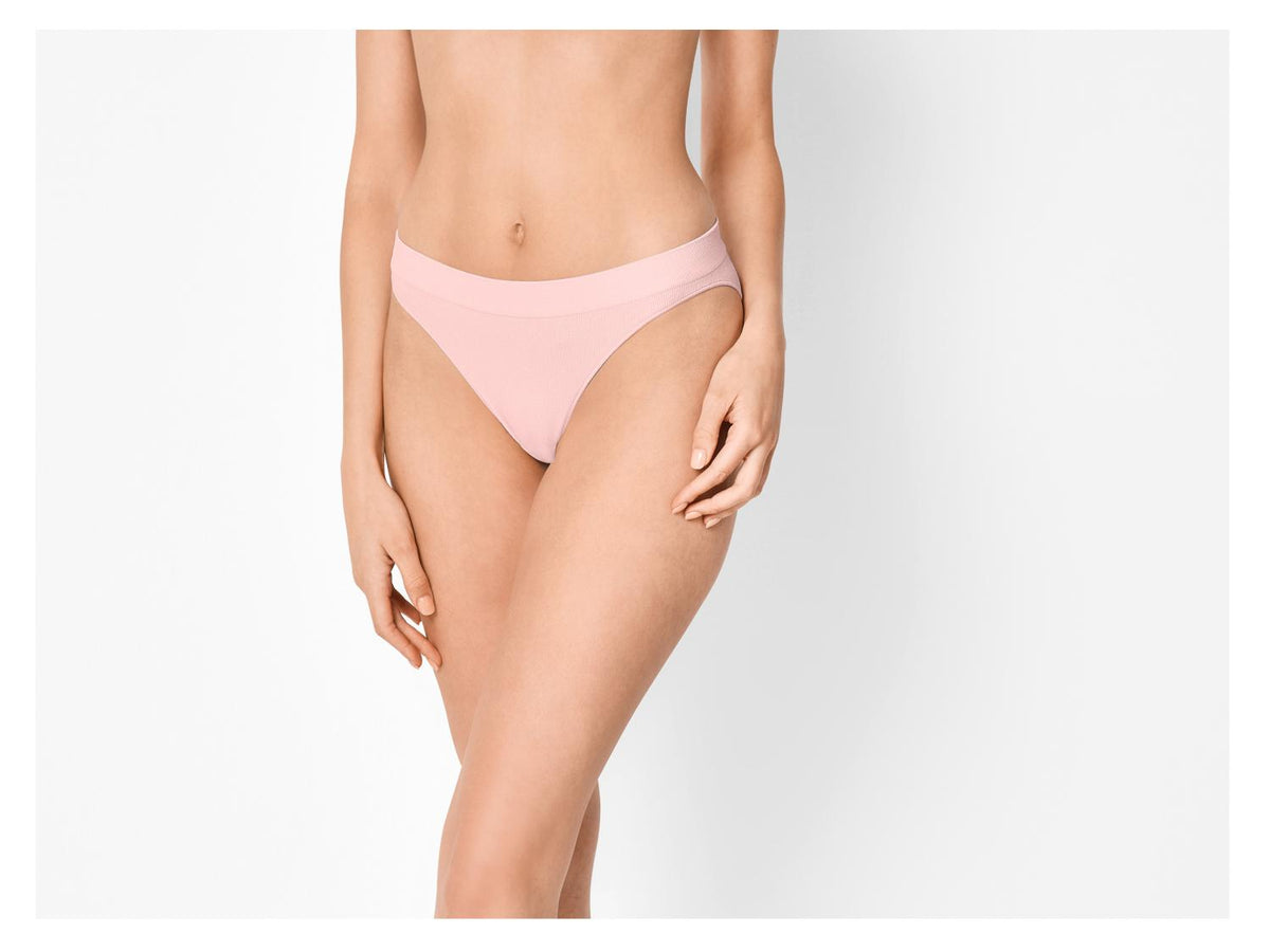Slips côtelés pour femme, 3 pièces