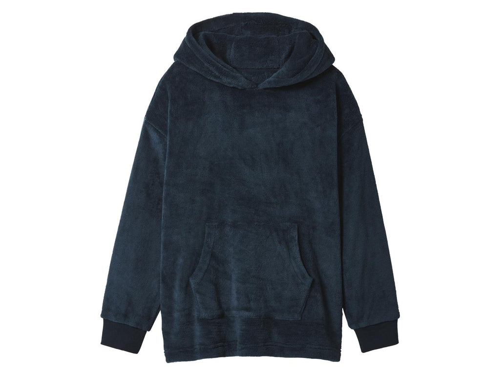 Sweat à capuche oversize en peluche