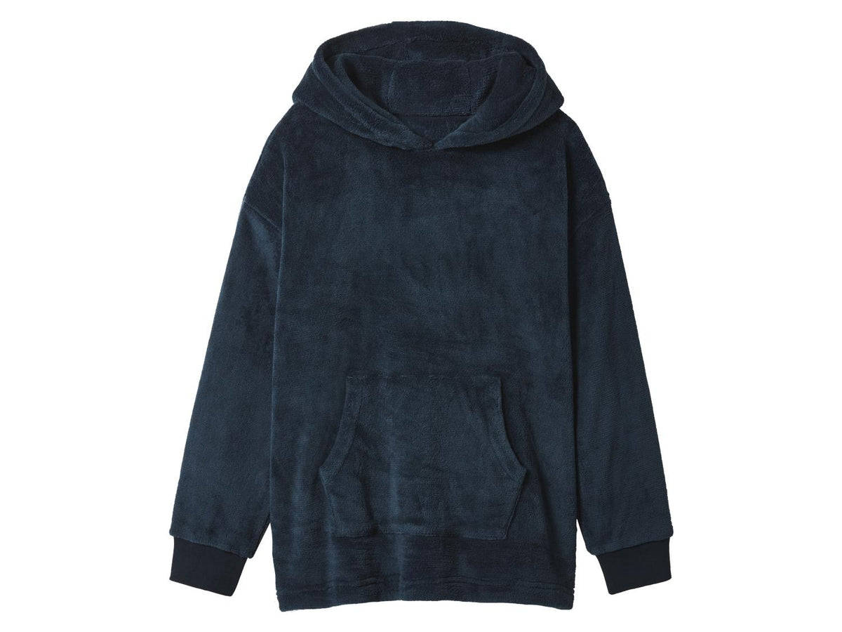Sweat à capuche oversize en peluche