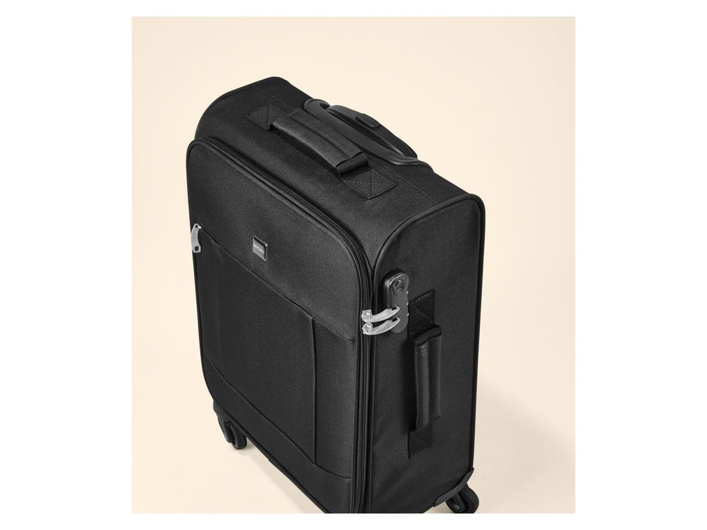 Valise cabine à roulettes, 38 L, noir