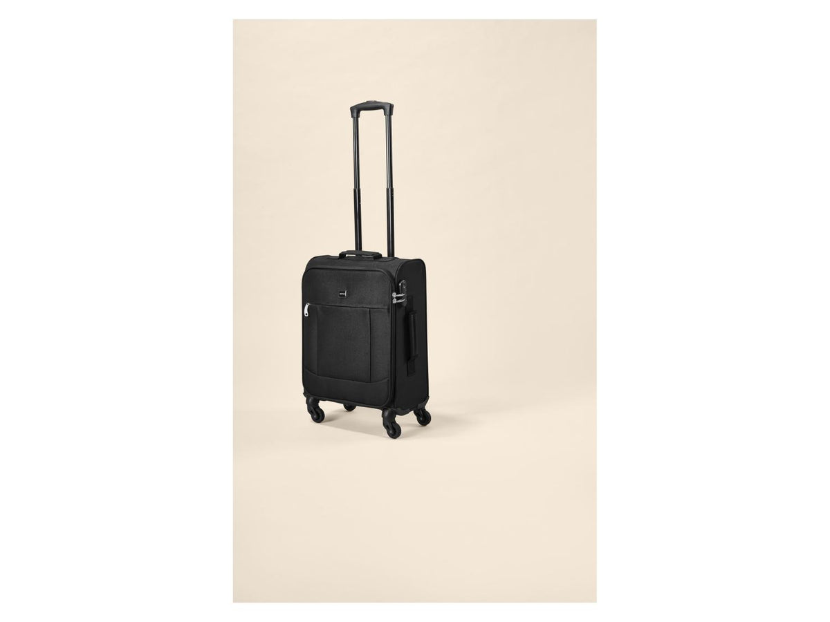 Valise cabine à roulettes, 38 L, noir