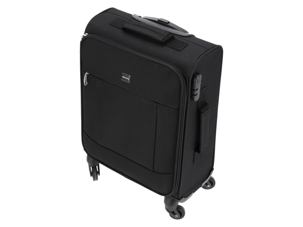 Valise cabine à roulettes, 38 L, noir