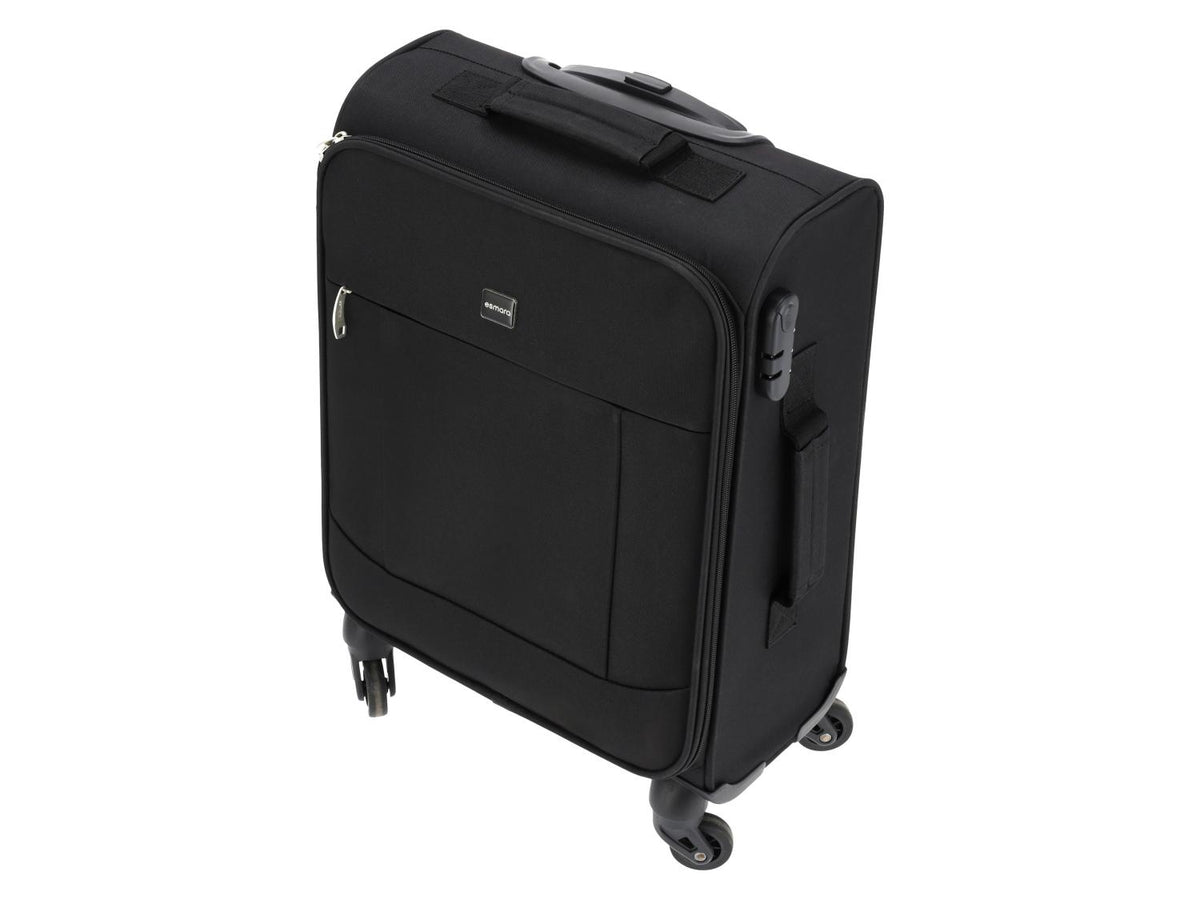 Valise cabine à roulettes, 38 L, noir