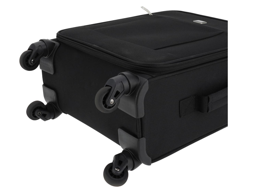 Valise cabine à roulettes, 38 L, noir
