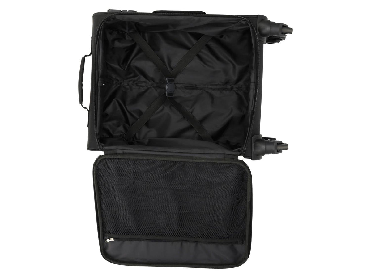 Valise cabine à roulettes, 38 L, noir
