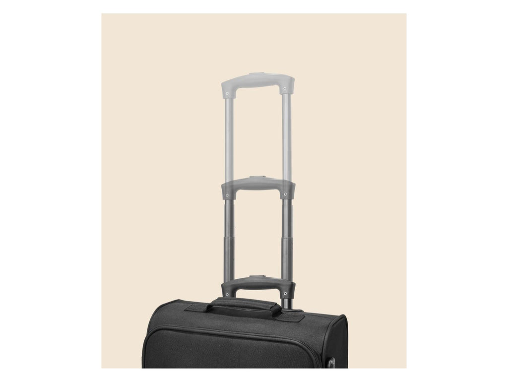 Valise cabine à roulettes, 38 L, noir