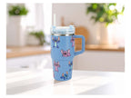 Gobelet en acier inoxydable avec paille, 590 ml