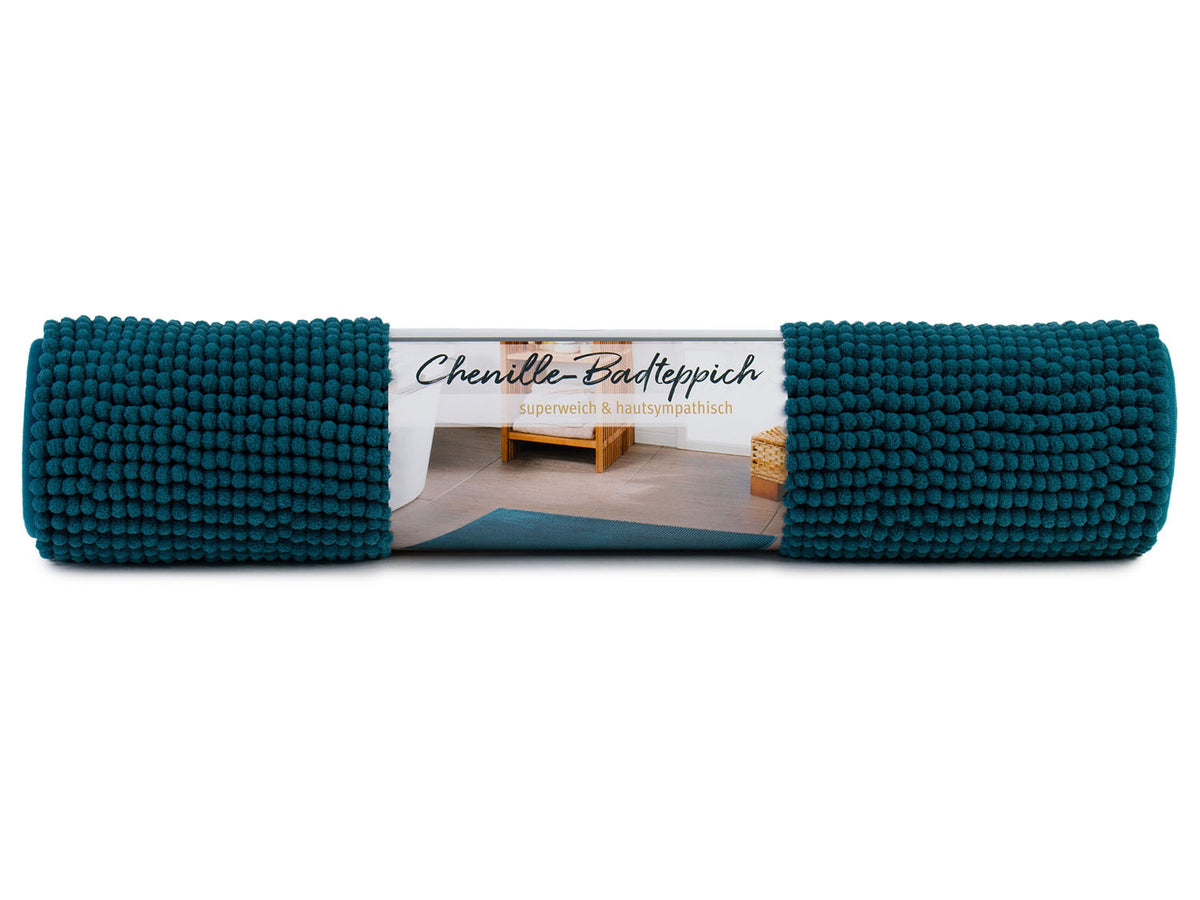 Tapis de bain microfibre chenille, 70 x 120 cm