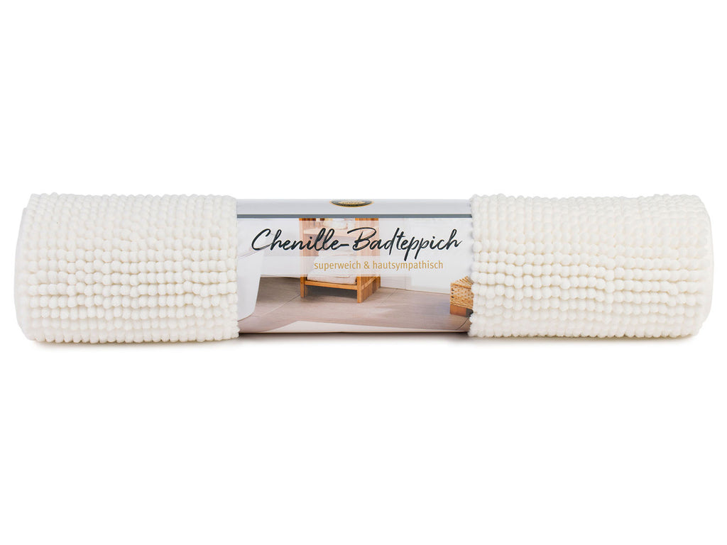 Tapis de bain microfibre chenille, 70 x 120 cm