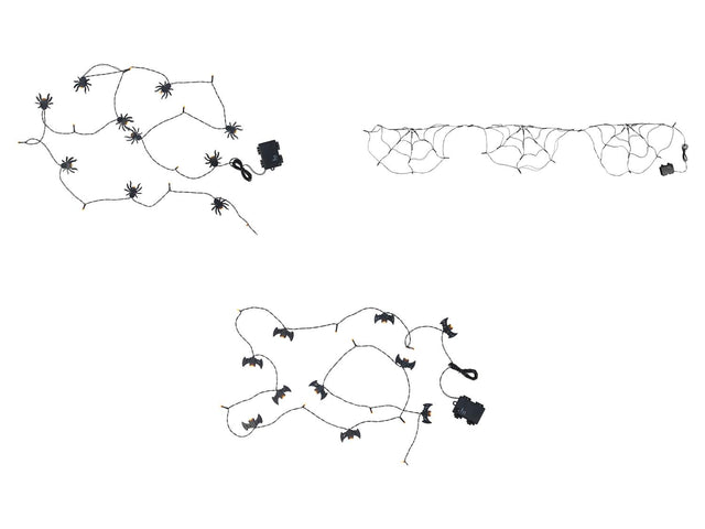 Guirlande lumineuse d'Halloween, avec fonction minuterie