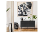 Commode KARBY 4 tiroirs Noir