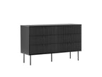 Commode KARBY 4 tiroirs Noir