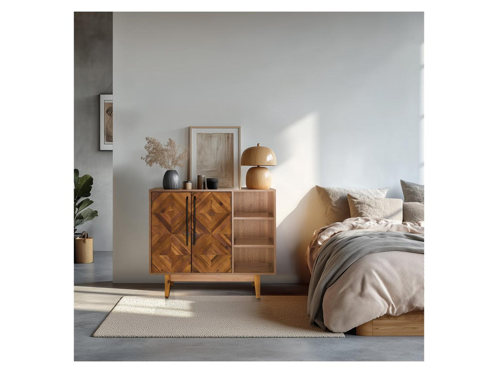 Commode SANTJAGO WOOD massif marron