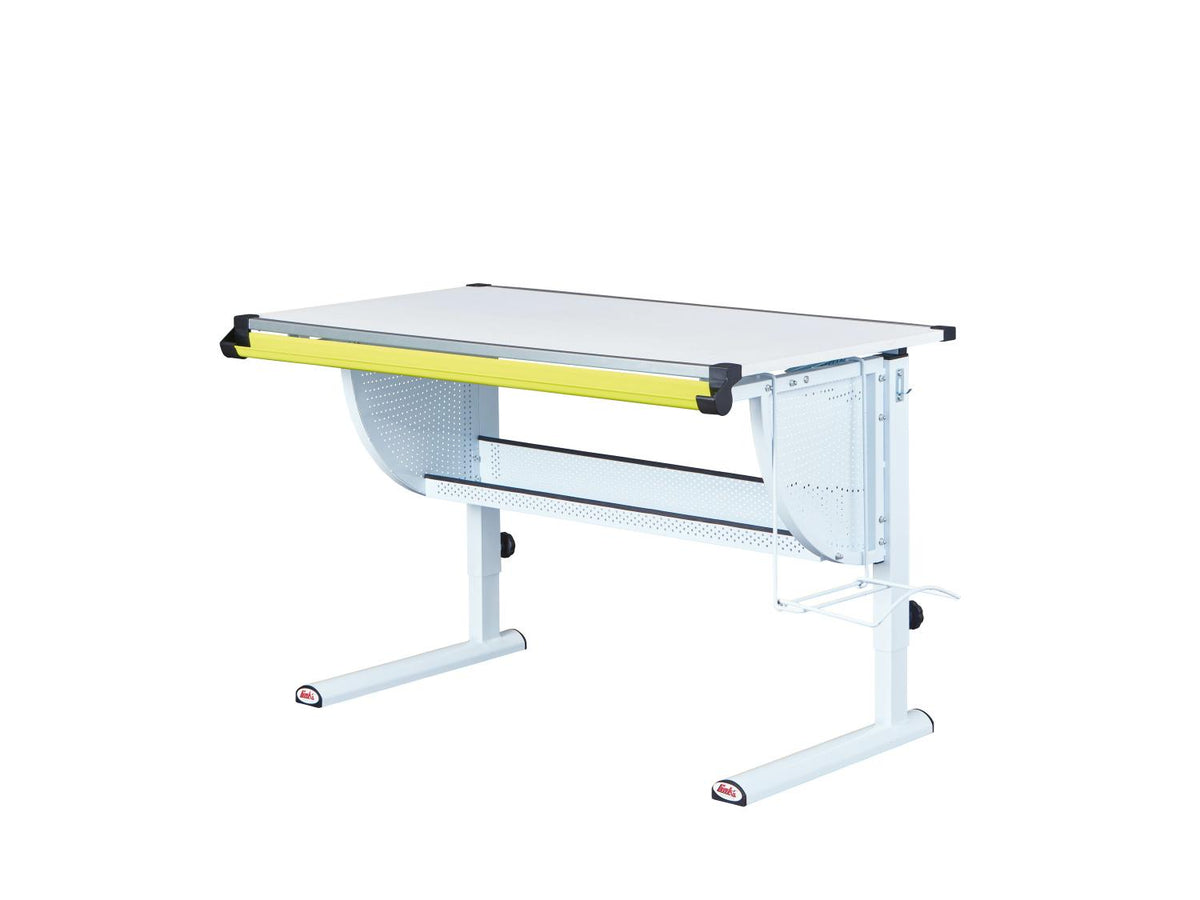 Bureau Matts 3 en 1, 118 x 63-93 x 73 cm, blanc