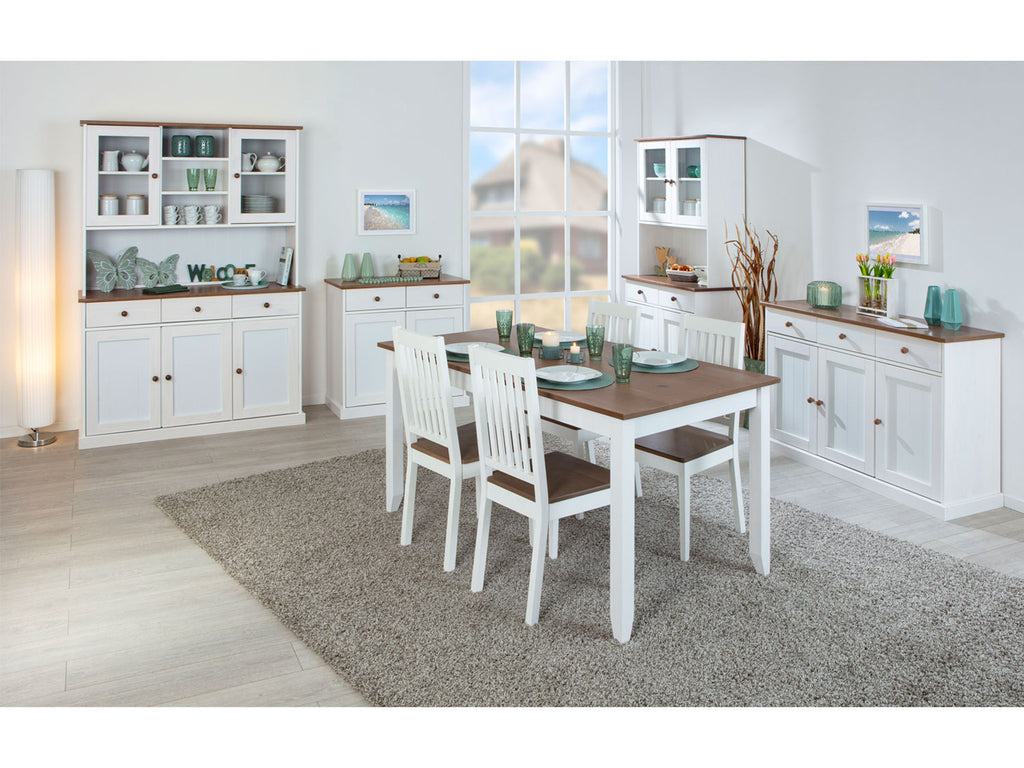 Commode haut de gamme style campagnard, bois de pin