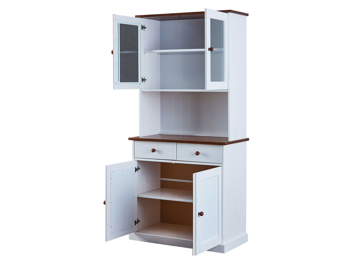 Commode haut de gamme style campagnard, bois de pin