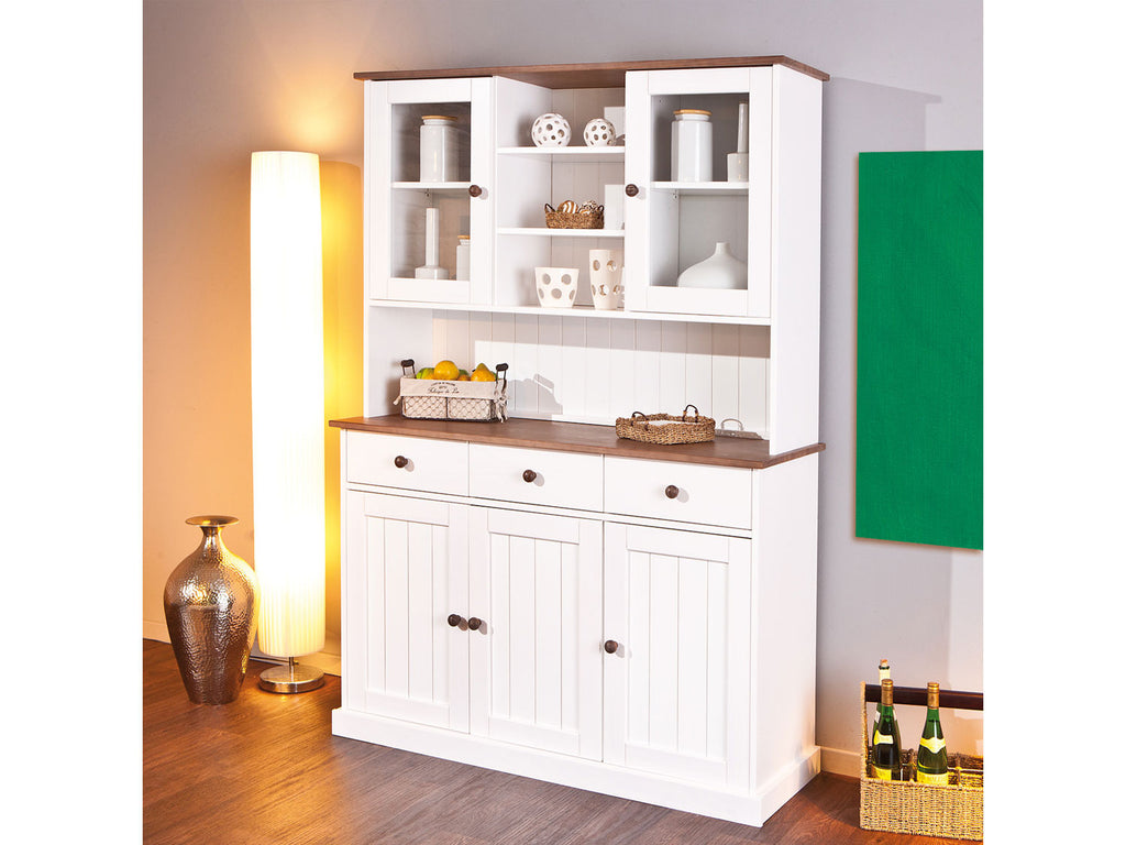 Commode haut de gamme style campagnard, bois de pin