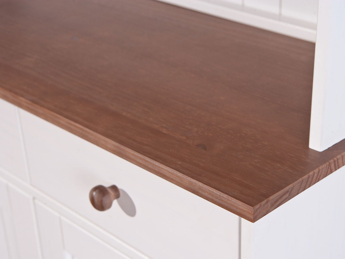 Commode haut de gamme style campagnard, bois de pin