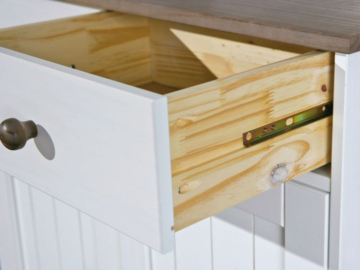 Commode haut de gamme style campagnard, bois de pin