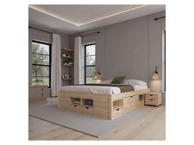 Lit en bois