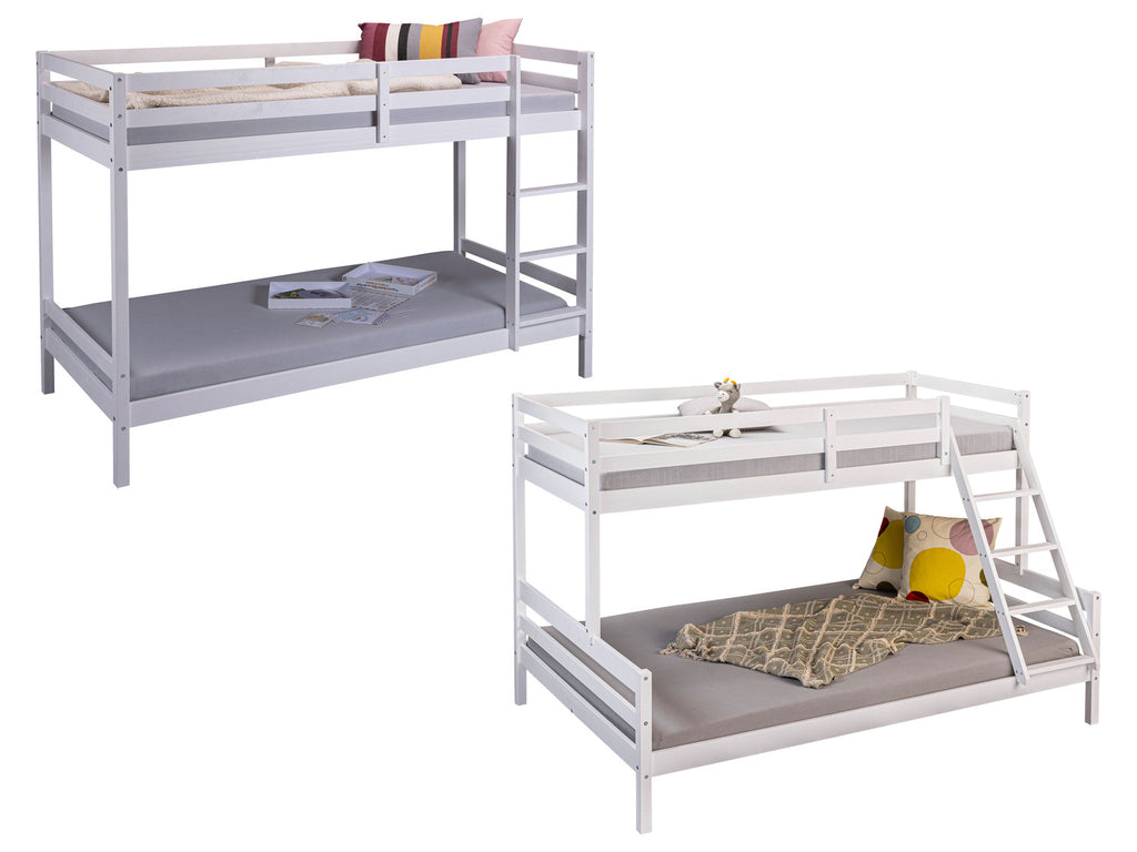 Lit superposé pour enfants « Small Cloud » / « Sleepy Cloud », laqué blanc