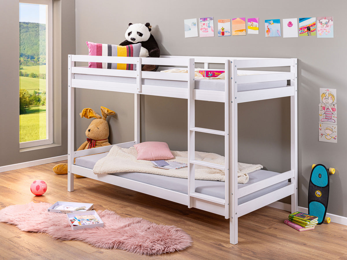 Lit superposé pour enfants « Small Cloud » / « Sleepy Cloud », laqué blanc