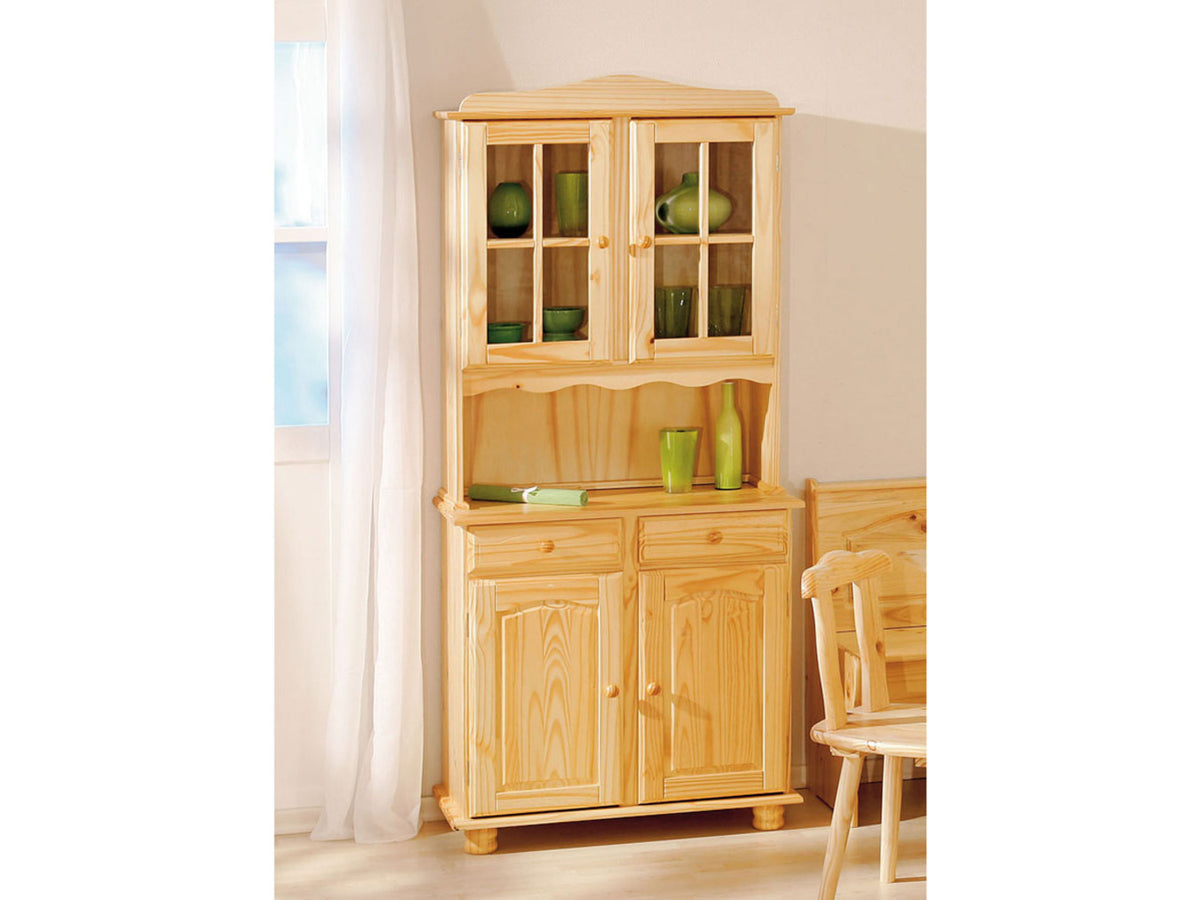 Inter Link Meuble vitrine style champêtre, 2 ou 3 portes
