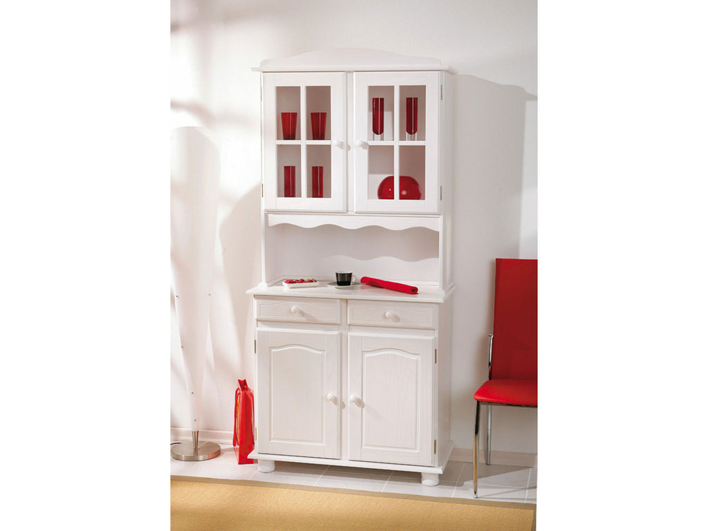 Inter Link Meuble vitrine style champêtre, 2 ou 3 portes