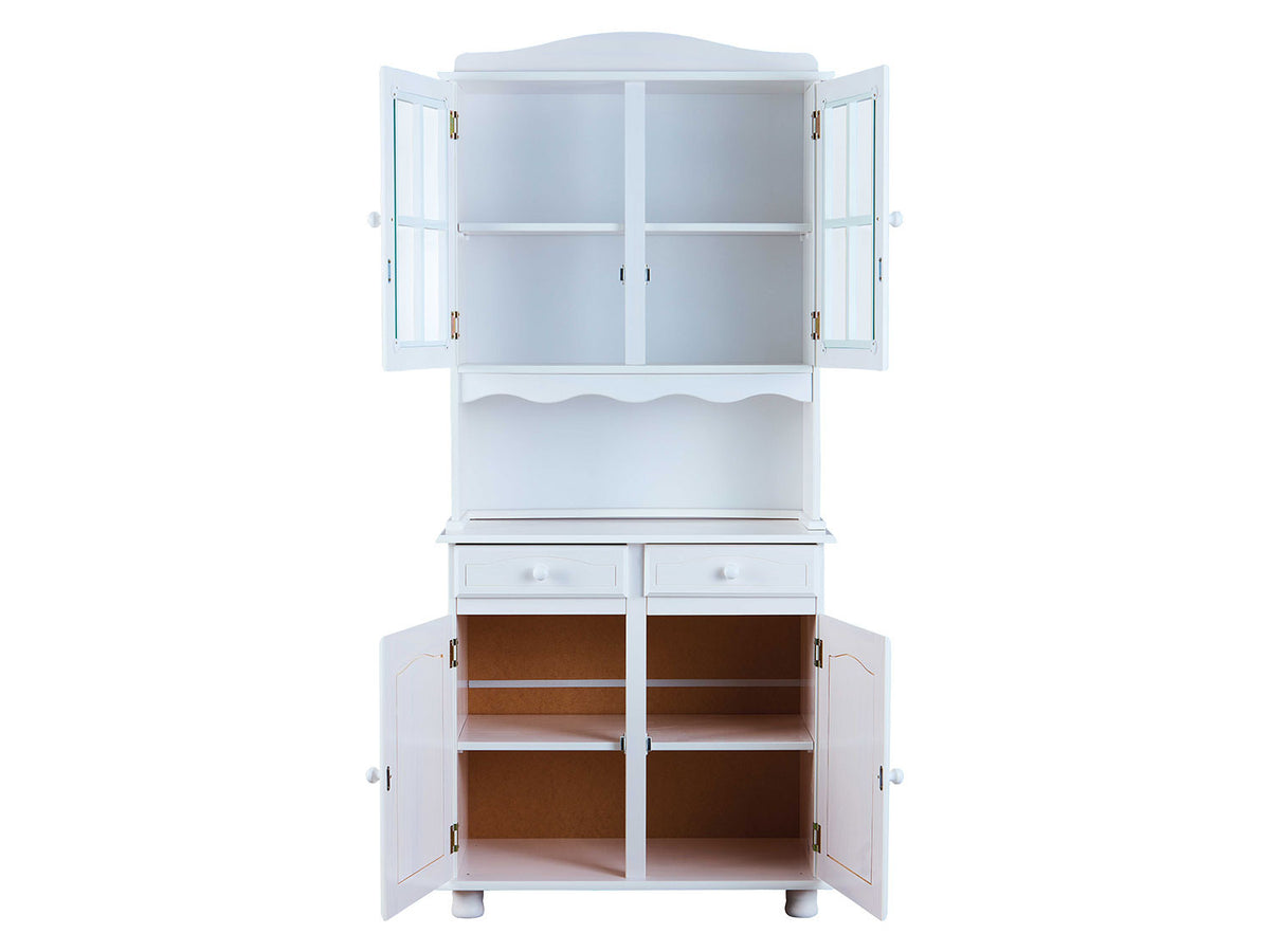 Inter Link Meuble vitrine style champêtre, 2 ou 3 portes