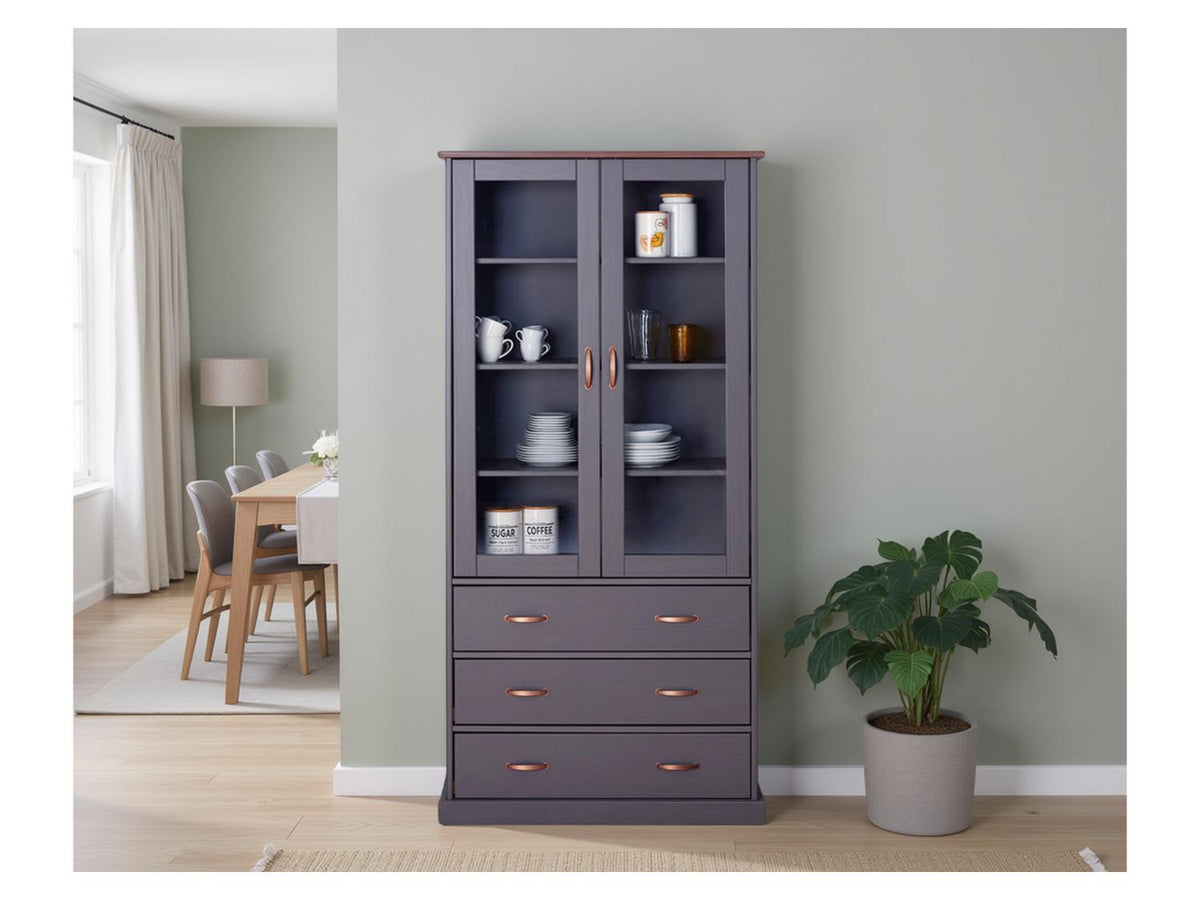 Vitrine buffet Westerland , 90 x 38,40 x 190 cm