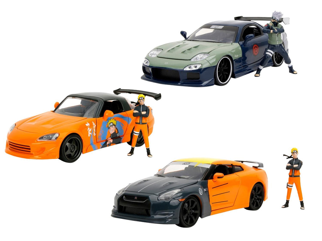 Voiture et figurine Naruto