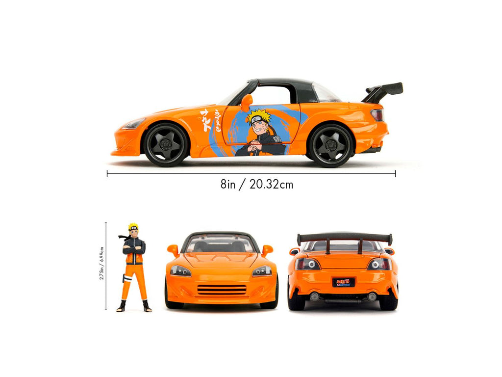 Voiture et figurine Naruto