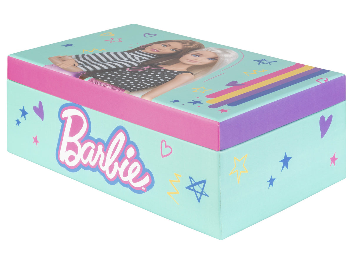 Boîte à bijoux Barbie avec accessoires