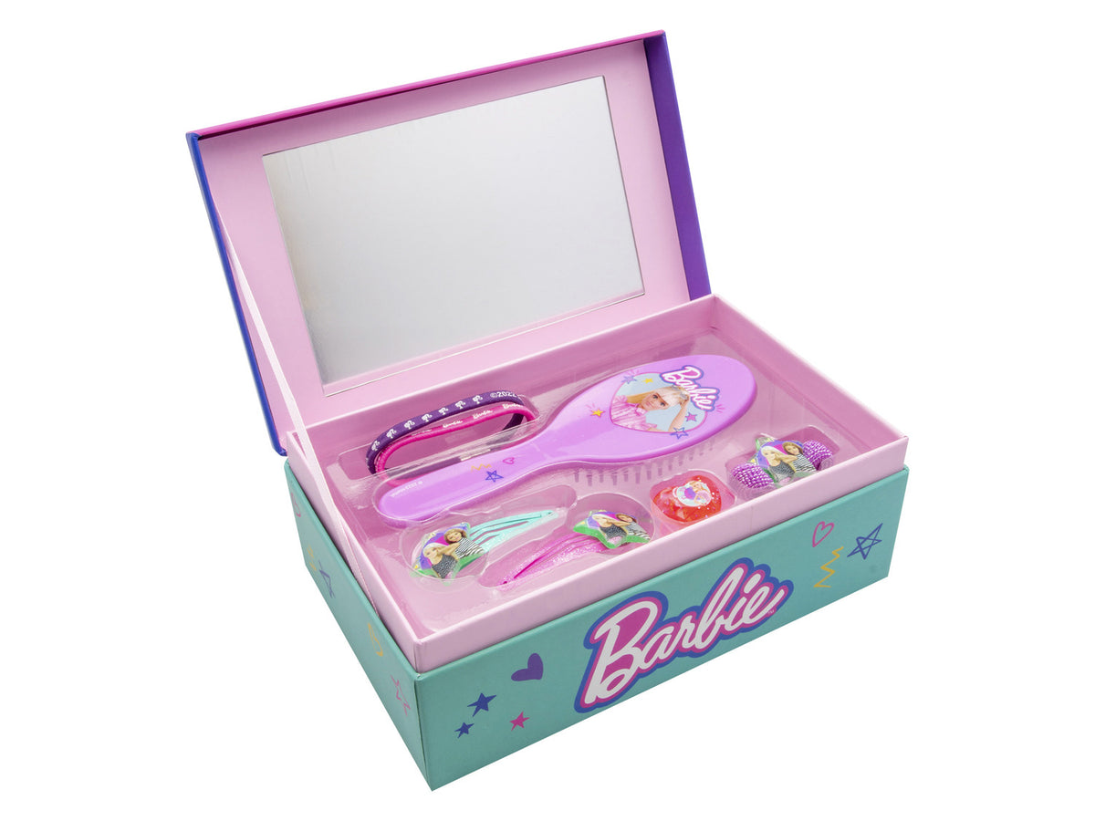 Boîte à bijoux Barbie avec accessoires