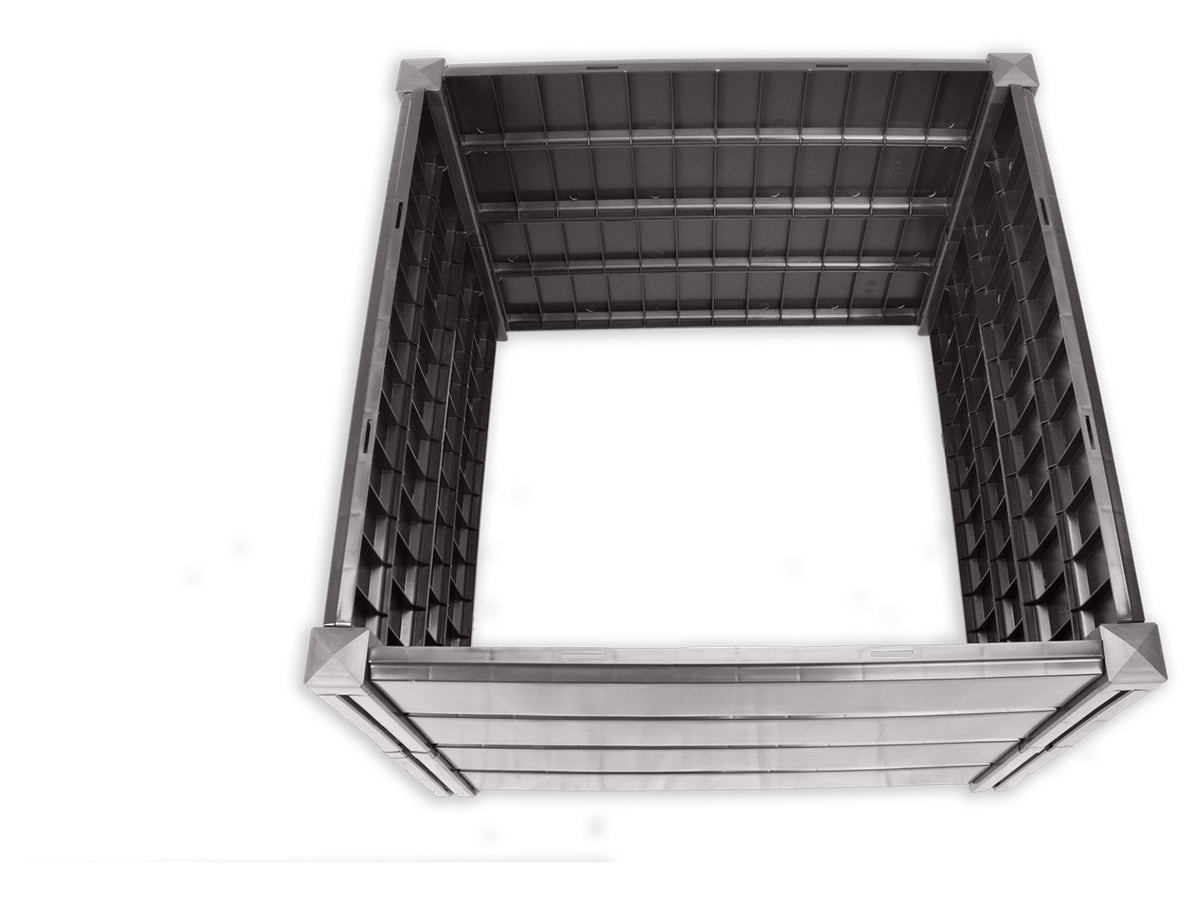 Carré potager surélevé Demeter, anthracite
