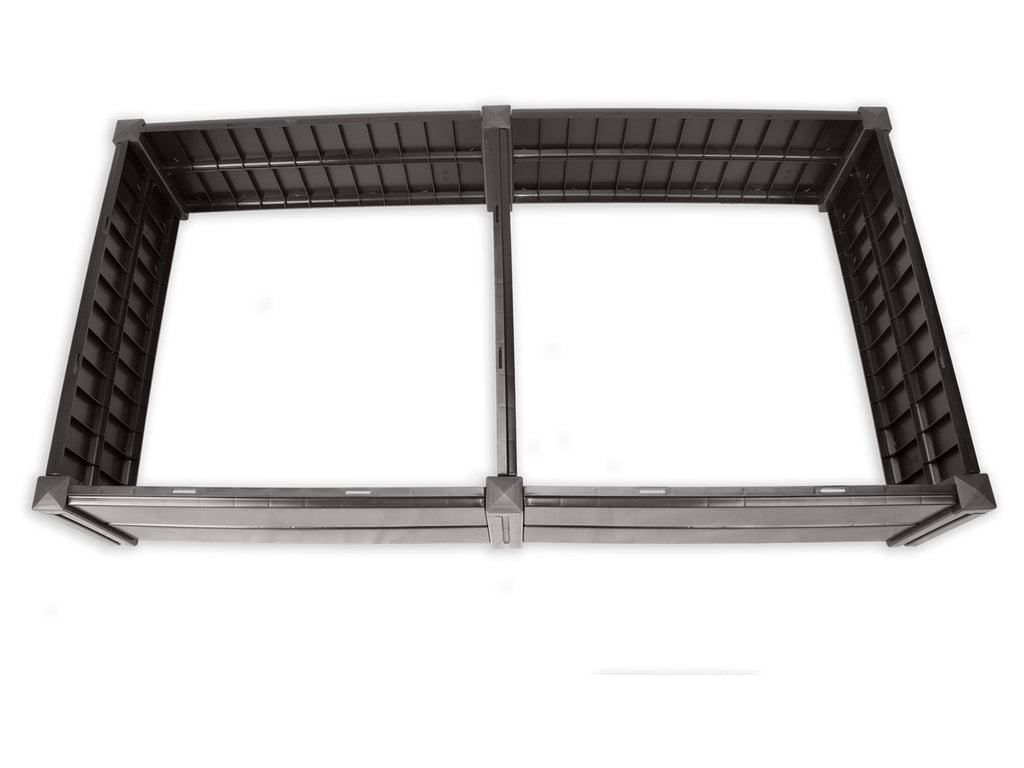 Carré potager surélevé Demeter, anthracite