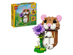 31376 Hamster mignon avec fleur 3-en-1