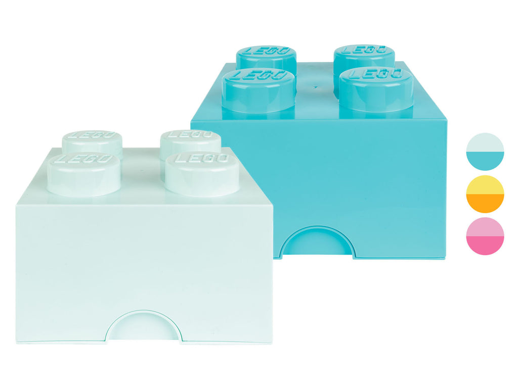 Lot de 2 briques de rangement empilables