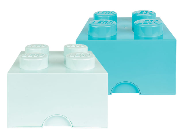Lot de 2 briques de rangement empilables