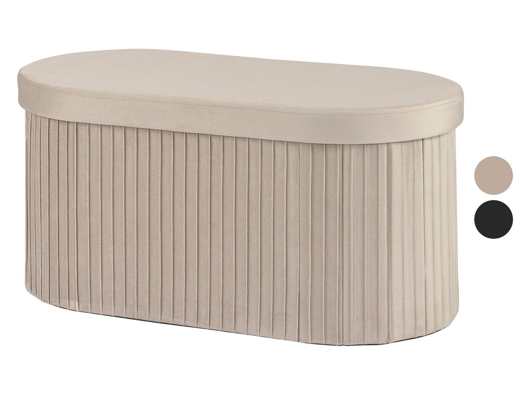 Banc en velours doux