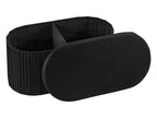 Banc en velours doux