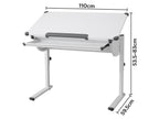 Bureau d'écolier, réglable en hauteur