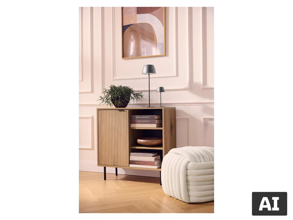 Commode, 1 porte, 3 compartiments