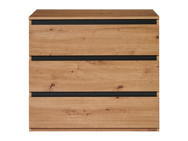 Commode Genève, 80 x 78 x 48 cm, imitation chêne