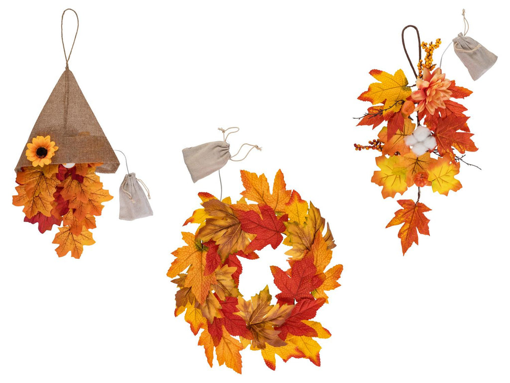 Décorations florales d'automne