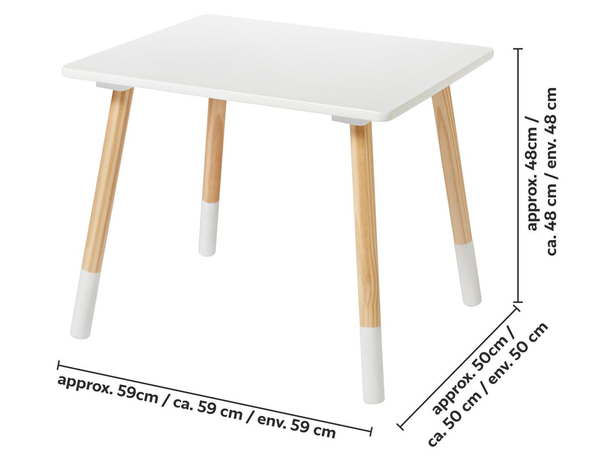 Ensemble table et chaise pour enfants