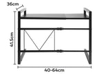 Étagère métallique extensible