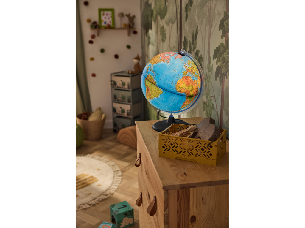 Globe terrestre lumineux, Ø 30 cm
